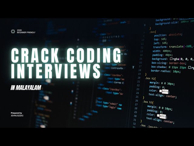 Crack Coding Interviews In Malayalam  | Largest Number in a List |  Logic Cheat Code #1| JishnuGeeks