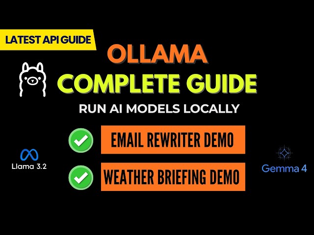 Ollama Complete Guide: Run Python AI Apps on Your Local Machine