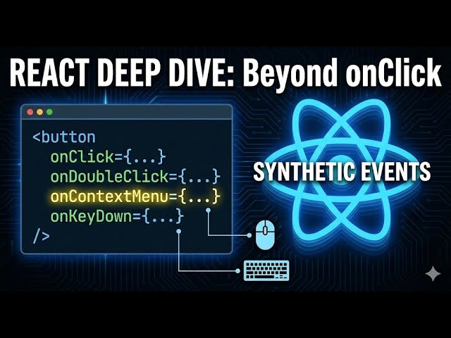 React Synthetic Events Tutorial: Mouse, Keyboard, and Button Interactions Explained | React 19