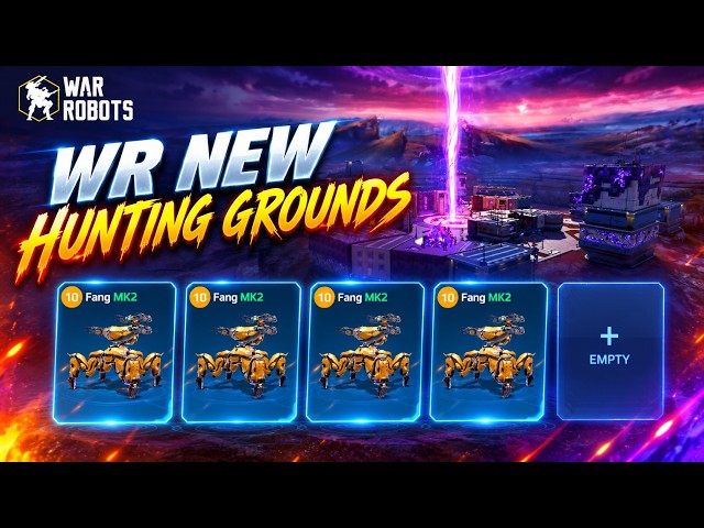 🔥NEW Extermination Stage 1, 2, 3 Completed | War Robots Hunting Grounds