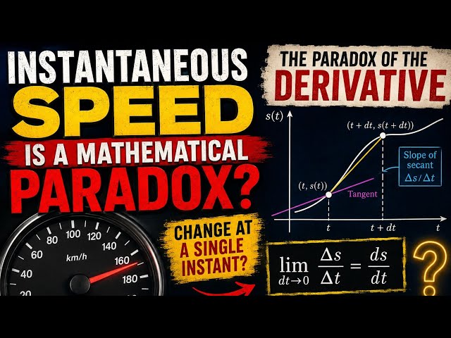 Why “Instantaneous Speed” Is a Mathematical Paradox | The Derivative Explained