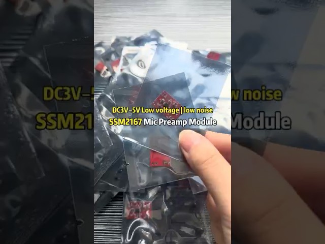SSM2167 Mic Preamp Module#SSM2167 #MicPreamp #AudioCompressor #NoiseGate #ProAudio #AudioEngineering