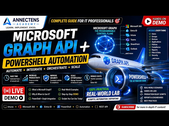 Day 26 | Microsoft Graph API + PowerShell Automation | Intune & Microsoft 365 Hands-On Tutorial