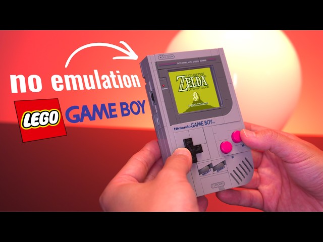 I Turned the LEGO Game Boy Into a REAL Game Boy