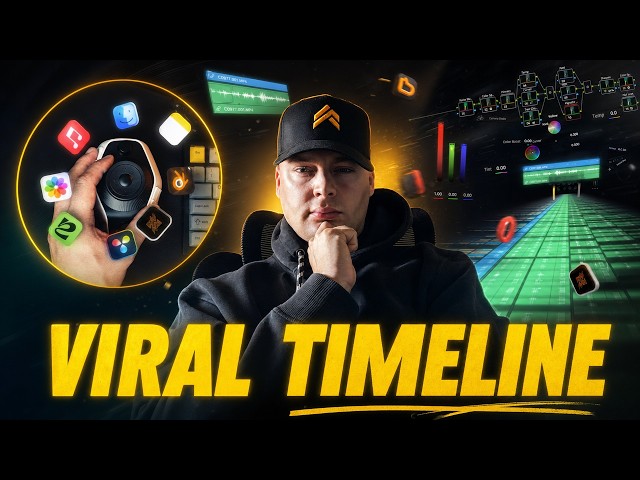 How I Made the VIRAL 3D Timeline Effect in DaVinci Resolve FULL TUTORIAL