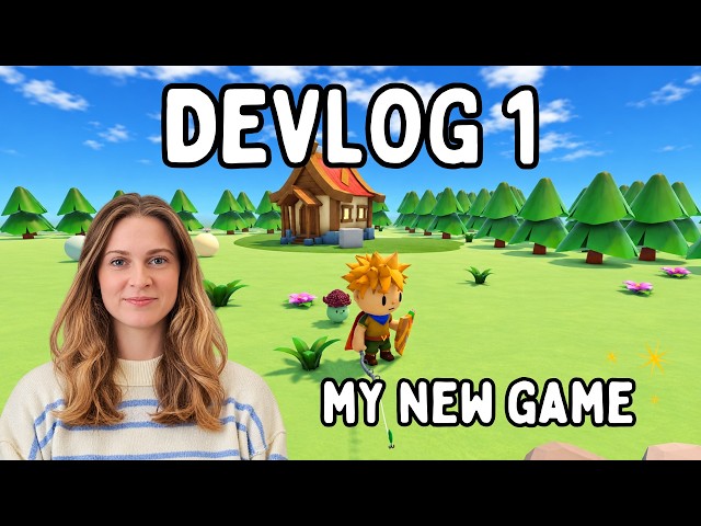 Devlog 1 | Building my NEW Dream Cozy Game ✨🎣