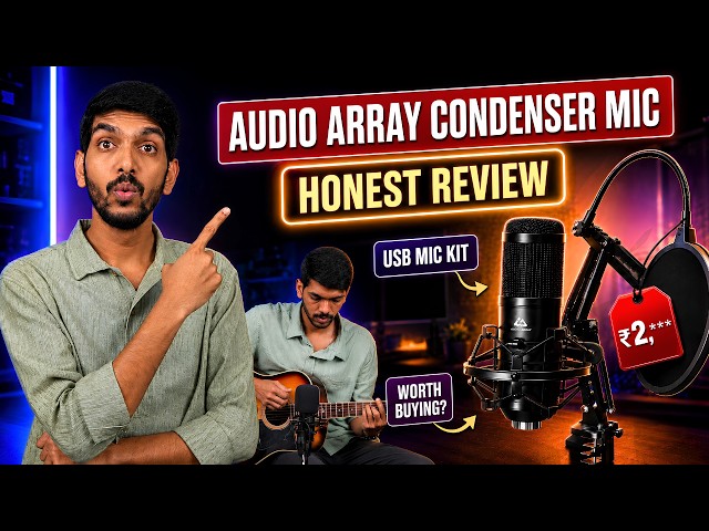 Audio Array AM C1 USB Condenser Microphone Kit Full Review - Best USB Mic for YouTube & Gaming?