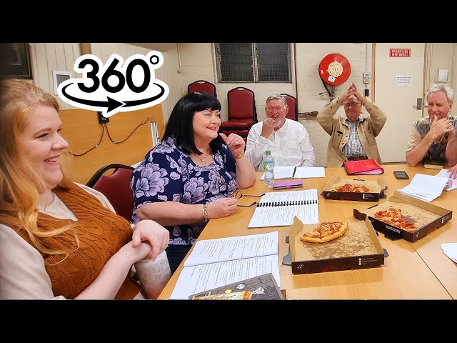Cast table read - 'The Vicar of Dibley 2' 4K 360 (Free-Roaming View)