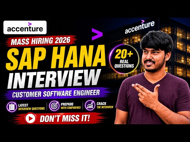 🚨 Accenture SAP ABAP for HANA Interview Experience 2026 | 10+ Real Interview Questions Asked 
