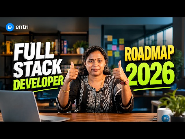 Coding தெரியாதவரும் Full Stack Developer ஆகலாம்! 10+ LPA Roadmap | Full Stack Developer Roadmap 2026