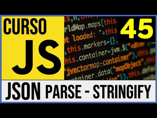 JSON (JavaScript Object Notation) ✅ | parse() and stringify() methods 👨‍💻 | JavaScript Course # 45