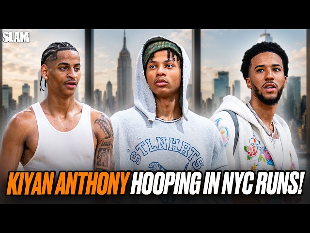 KIYAN ANTHONY HOOPING With Jeremiah Fears & Boogie Fland Watching 🚨🔥
