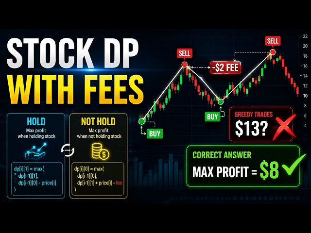 Buy and Sell Stock With Fees