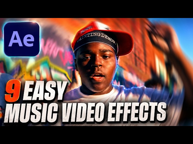 9 UNDERRATED MUSIC VIDEO EFFECTS | EASY AFTER EFFECTS TUTORIAL