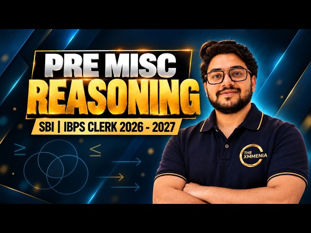 SBI Clerk Prelims Reasoning One Shot Live Class