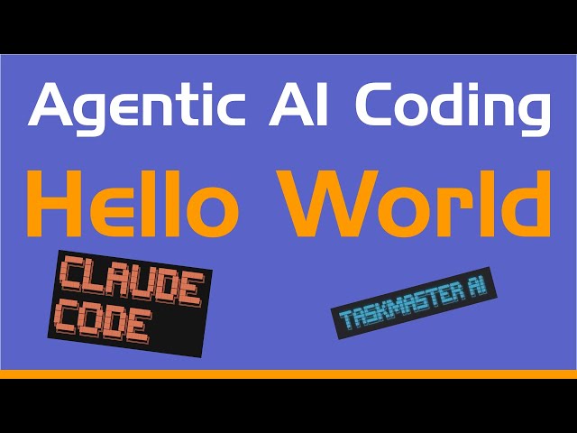 A Hello World for AgenticAI Coding