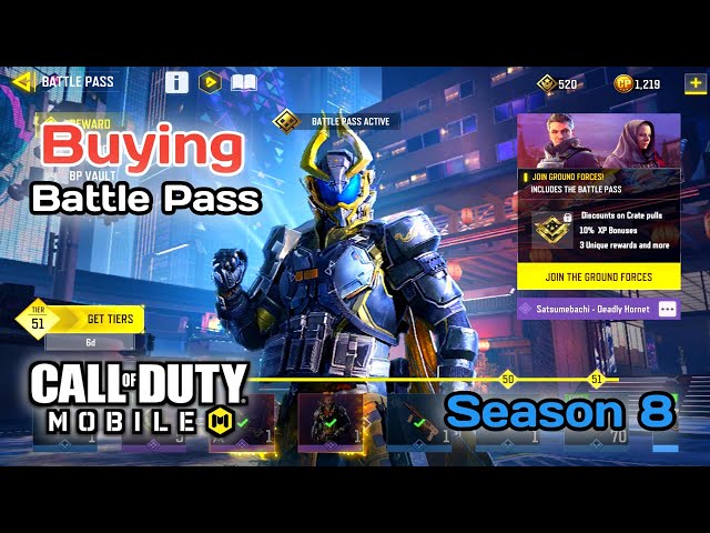 *BUYING* Season 8 Complete Battle Pass | 50 Tiers | Premium Battle Pass.