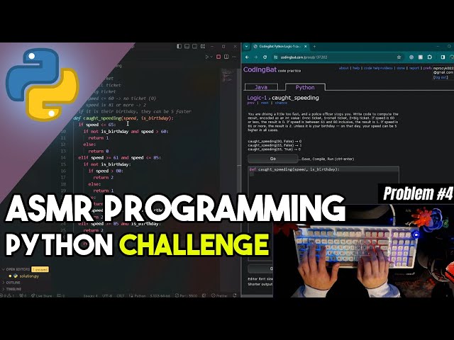 ASMR Programming | Python Problems That Make You Think!