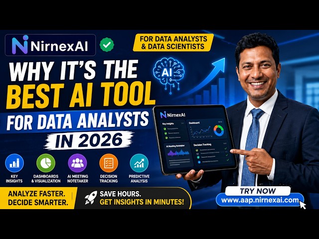 NirnexAI: Why It's the Best AI Tool for Data Analysts in 2026