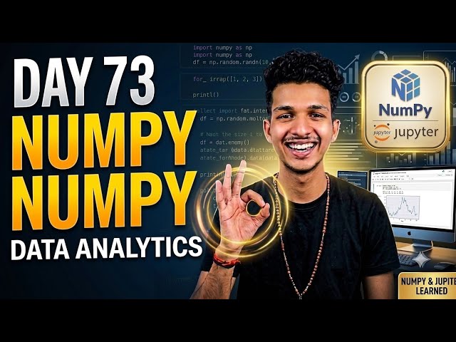 📊 Data Analysis Course – Day 73