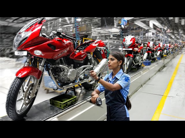 Bajaj Bike Factory Tour: Inside India Motorcycle Manufacturing Process – Production & Assembly line