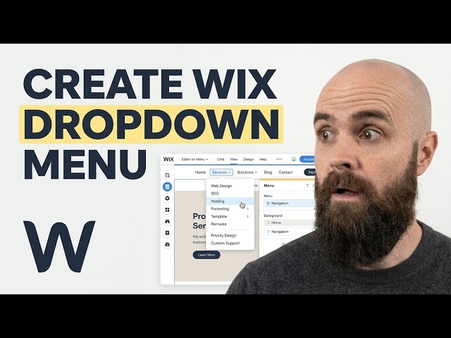 How To Make Wix Dropdown Menu [Easy Hack]