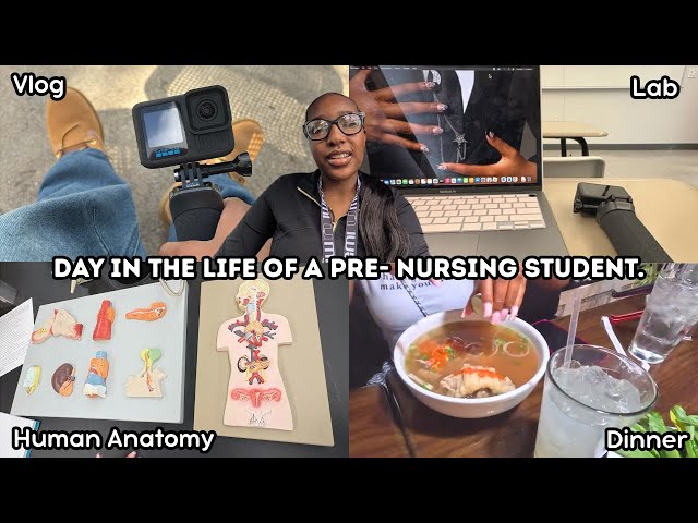 vlog: A Realistic Day In My Life As A Pre-Nursing Student + Food adventures