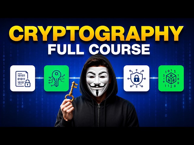 🔐 CRYPTOGRAPHY FULL COURSE — Encryption, Hashing, PKI & Cryptographic Attacks