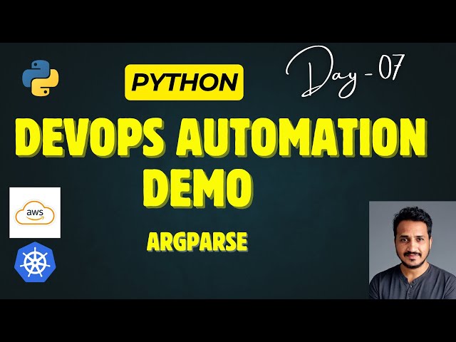 Day - 07 - Python argparse tutorial with aws s3 upload example | automate file uploads to s3