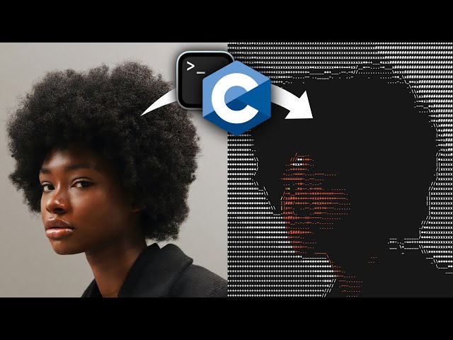 I made an ASCII art generator in C