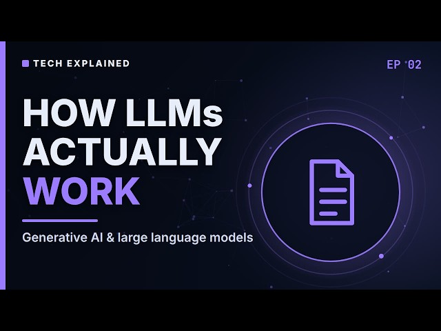 How Large Language Models Actually Work