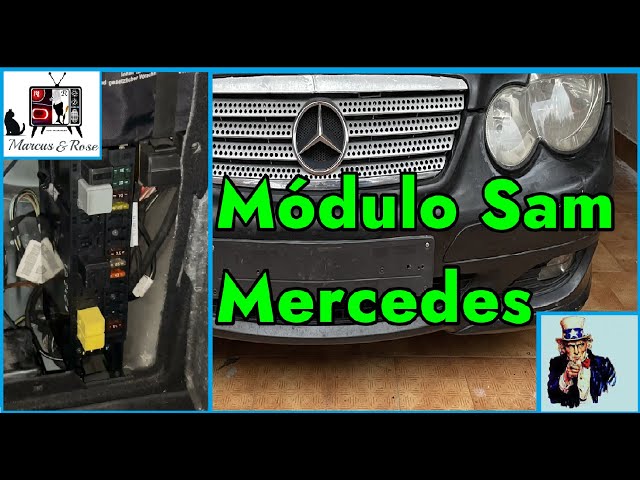 We change the rear sam module of Mercedes w203 #mercedes w203