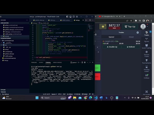 Pocket Option API (Python)