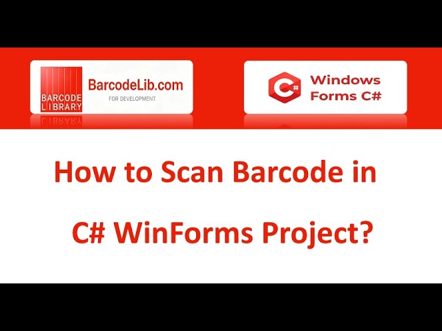 How to scan, read barcode image in WinForms using BarcodeLib C# Barcode Reader library?