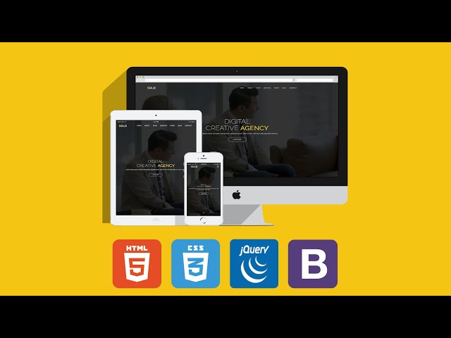 [#1] Build Creative Website Using HTML5, CSS3, jQuery & Bootstrap