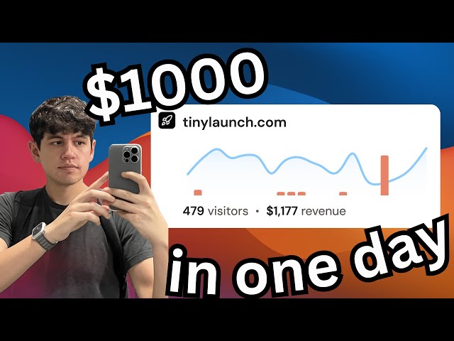 I made $1,000 in a single day as an Indie Hacker