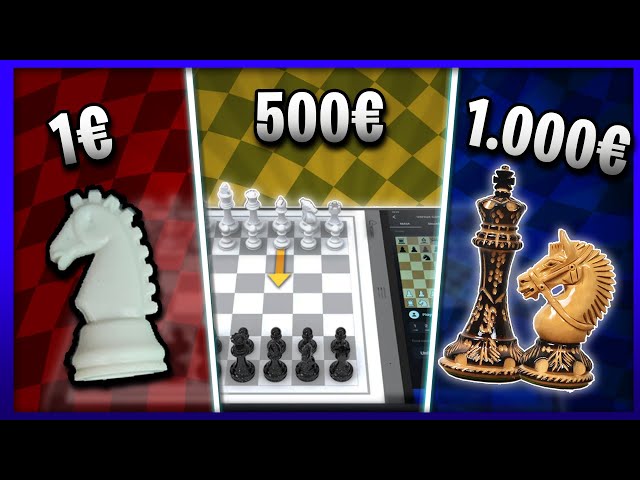😱 De 1€ a 1.000€ 👉 ¡Guía de Tableros de Ajedrez que puedes comprar!