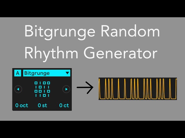 Bitgrunge Rhythm Generator