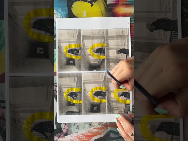 Mixed media animation process #mixedmedia #mixedmediaphotography #musicvideoedit #diyanimation