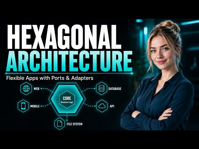 Hexagonal Architecture | Building Flexible Applications with Ports and Adapters | Uplatz