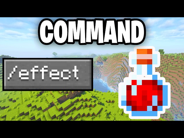 How To Use Effect Command In Minecraft! - Tutorial