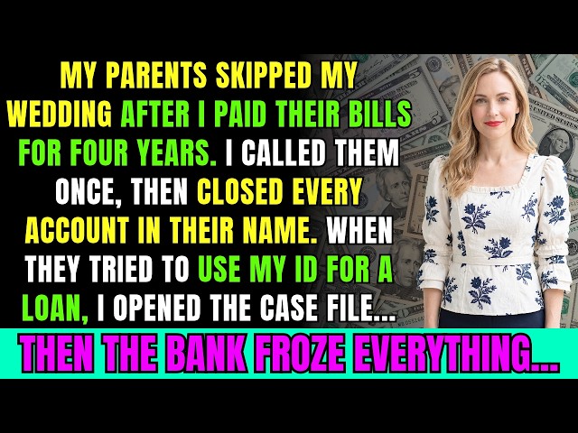 My Parents Skipped My Wedding After I Paid Their Bills for Four Years—So I Cut Every Account