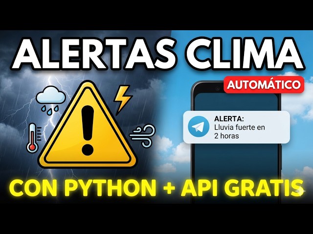 Sistema de Alertas del Clima con Python y APIs — Tutorial Completo desde Cero