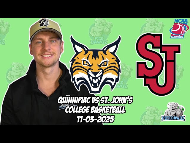 Quinnipiac vs St. John's 11/3/25 Free College Basketball Picks and Predictions | NCAAB Pick