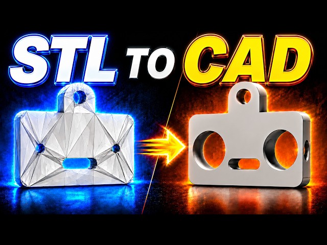 STL to Editable CAD in Autodesk Fusion | Full Workflow