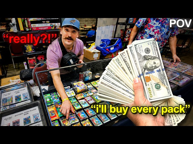 I Went On An Infinite Budget Pokémon Card Shopping Spree (POV)