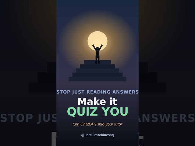 You're using ChatGPT wrong for studying #ai #studyhacks #tutorial
