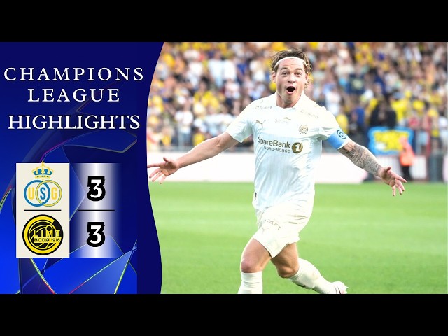Union SG - Bodo/Glimt | 3-3 | Highlights | Champions League 2026-27 | union sg bodo glimt