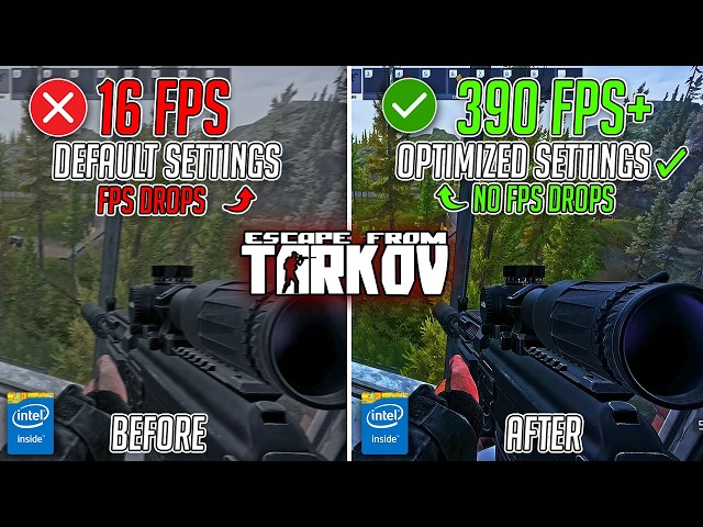Escape from Tarkov v1.1 - New PC Settings to FIX Lags, Stutters and FPS Drops on ANY PC📈